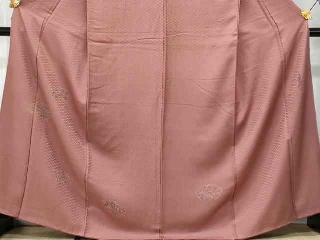 平和屋着物■友禅作家の巨匠 浅井青仁 訪問着 地紙花文 金彩 正絹 逸品 CABG5198fb
