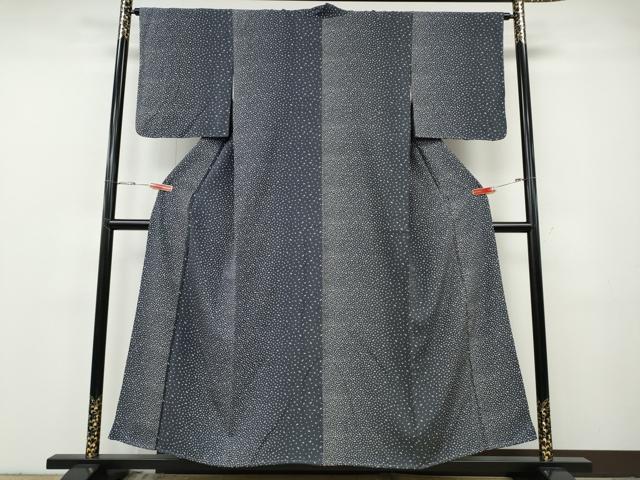 平和屋着物●上質な小紋 舞桜文 正絹 逸品 未使用 CABG5202ut