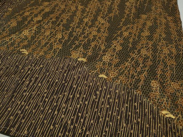 平和屋着物●訪問着 駒刺繍 松竹梅 枝垂れ花文 金彩 正絹 逸品 CABG5206ut