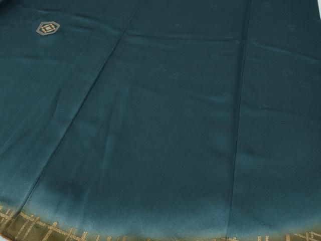 平和屋着物▼訪問着 刺繍 亀甲宝尽くし文 暈し染め 金彩 正絹 逸品 CABG5217ut