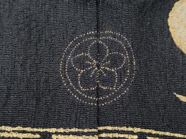 平和屋着物●豪華振袖 地紙花蝶文 暈し染め 金彩 三越扱い 正絹 逸品 CABG5220ut