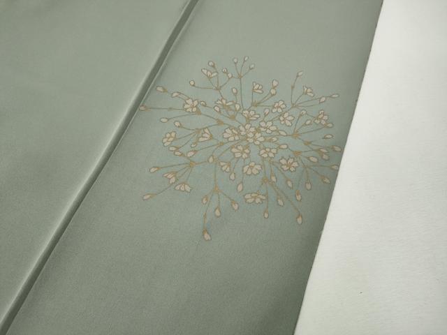 平和屋着物●色留訪問着 枝桜文 暈し染め 金彩 正絹 逸品 CABG5224ut