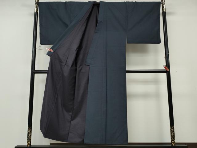平和屋着物●男性 紬 120亀甲 総詰め 正絹 逸品 CABG5237ut