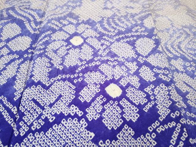 平和屋着物●豪華振袖 総絞り 草花文 暈し染め 正絹 逸品 CABG5248ut