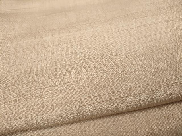平和屋着物●上質な紬 色無地 洗柿色 高島屋扱い 正絹 逸品 CABG5261ut