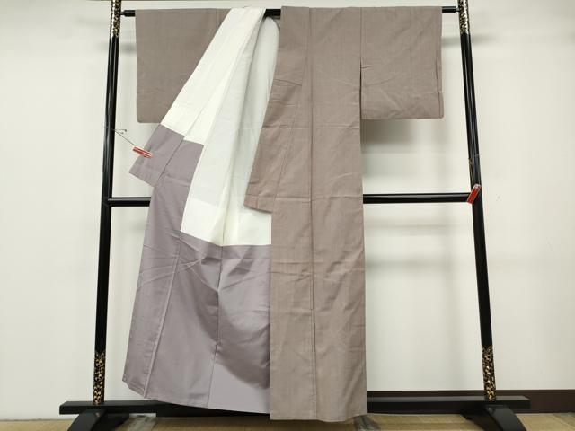 平和屋着物●結城紬 霞文 正絹 逸品 CABG5262ut