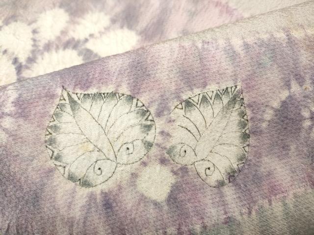 平和屋着物●訪問着 辻が花 絞り 正絹 逸品 CABG5276ut