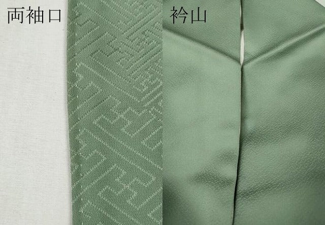 平和屋着物●染色作家 斉藤三才 訪問着 寿光織 三才鳥 暈し染め 金糸 正絹 逸品 CABG5278ut