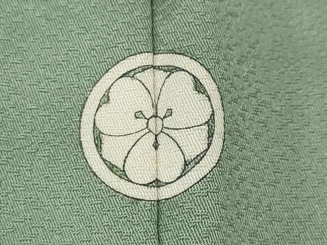 平和屋着物●染色作家 斉藤三才 訪問着 寿光織 三才鳥 暈し染め 金糸 正絹 逸品 CABG5278ut