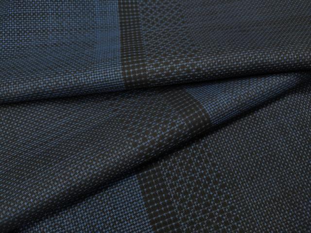 平和屋着物●本場大島紬 7マルキ 縞 正絹 逸品 CABG5284ut