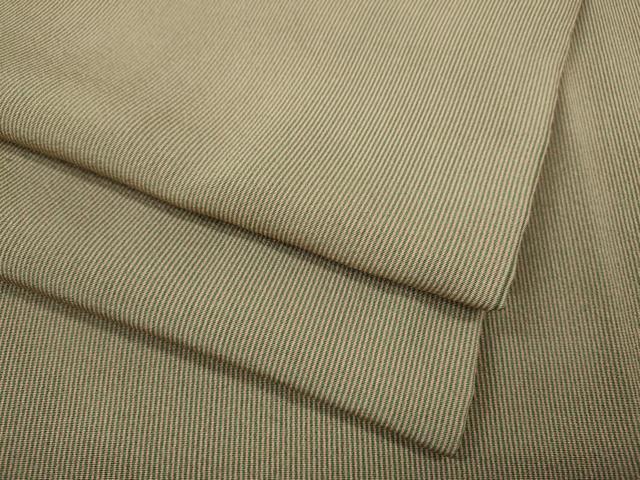 平和屋着物●江戸小紋 万筋 伽羅色×松葉色 正絹 逸品 CABG5289ut
