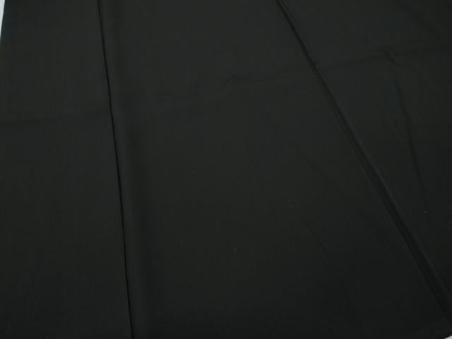 平和屋着物●男性 黒紋付・羽織セット 羽裏:歌舞伎・隈取り キングサイズ 正絹 逸品 CABG5301ut
