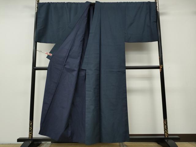 平和屋着物●男性 紬 100亀甲 総詰め キングサイズ 正絹 逸品 CABG5305ut