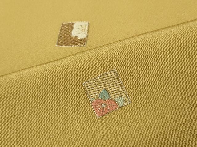 平和屋着物●訪問着 刺繍 色紙立波花文 金彩 正絹 逸品 未使用 CABG5317ut