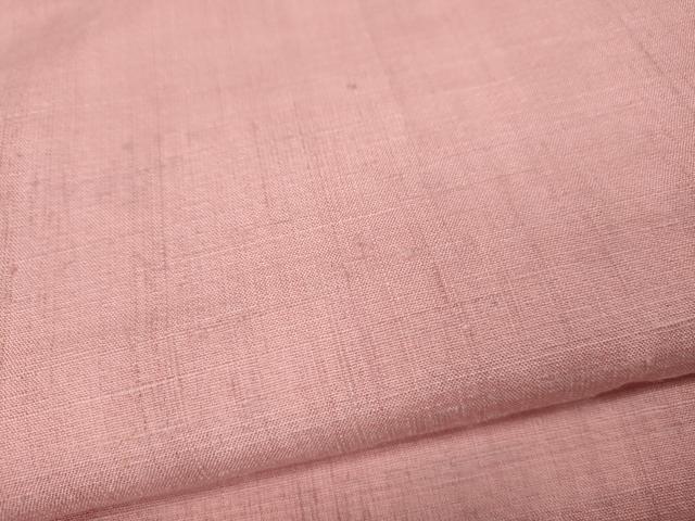 平和屋着物●上質な紬 紅梅色 正絹 逸品 CABG5360ut