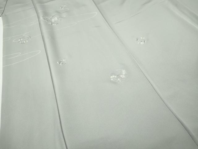 平和屋着物●訪問着 刺繍 草花丸文 金糸 正絹 逸品 CABG5390ut