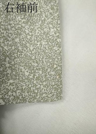 平和屋着物●訪問着 作家物 刺繍 茶道草花文 たたき染め 金彩 正絹 逸品 CABG5401ut