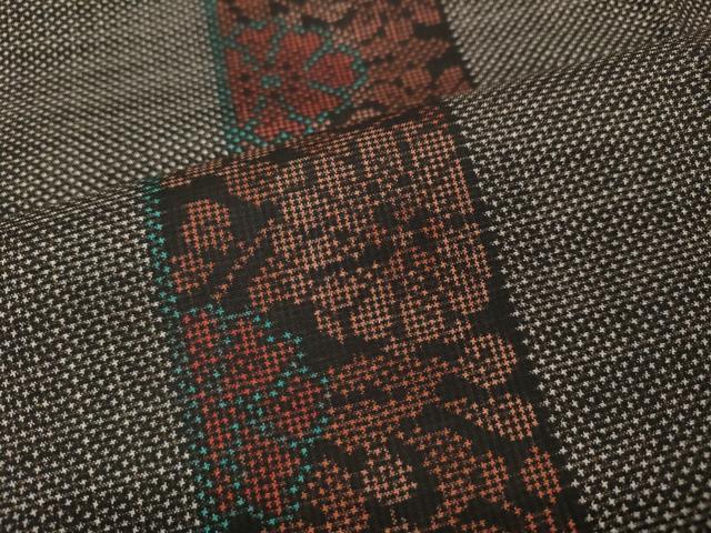 平和屋着物●本場大島紬 7マルキ 花間道 正絹 逸品 CABG5404ut