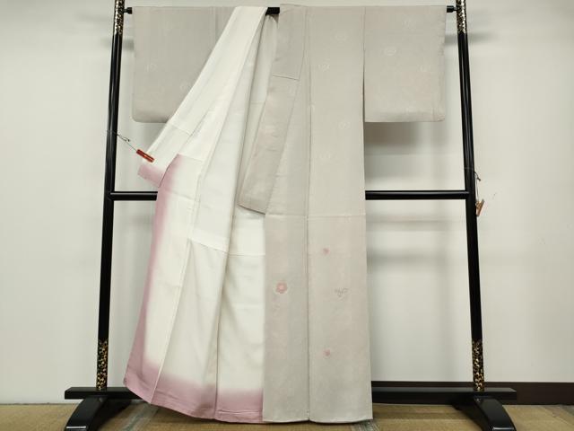 平和屋着物●豪華色留袖 総刺繍 舞花文 金糸 正絹 逸品 CABG5422ut