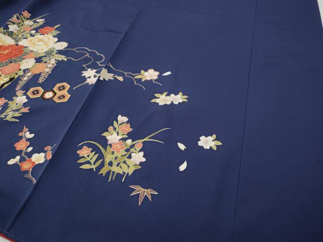 平和屋着物●豪華振袖 花車文 金彩 上代49万 正絹 逸品 CABG5430ut