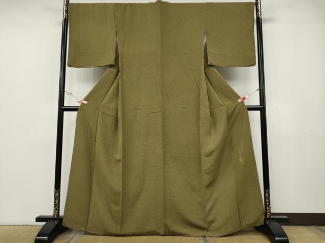 平和屋着物●上質な小紋 山本高男 霞文 鈴乃屋扱い 正絹 逸品 CABG5434ut