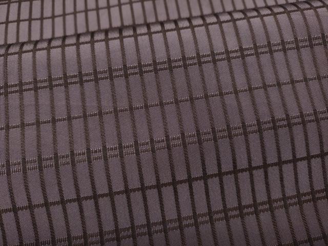 平和屋着物●上質なお召 吉野間道 ロング丈 正絹 逸品 CABG5445ut