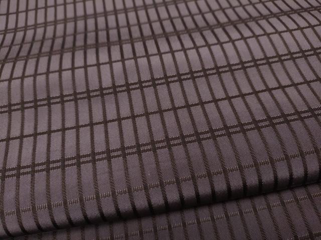 平和屋着物●上質なお召 吉野間道 ロング丈 正絹 逸品 CABG5445ut