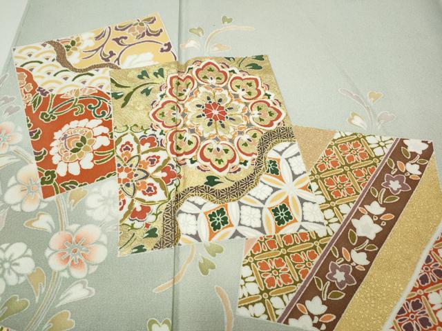 平和屋着物●豪華色留袖 駒刺繍 色紙重ね正倉院花文 暈し染め 金彩 やまと誂製 正絹 逸品 未使用 CABG5475ut