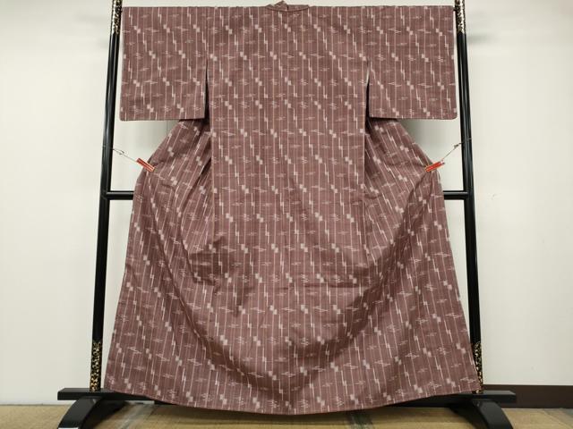 平和屋着物●本場琉球絣 正絹 逸品 CABG5477ut