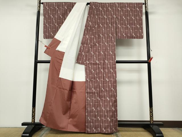 平和屋着物●本場琉球絣 正絹 逸品 CABG5477ut
