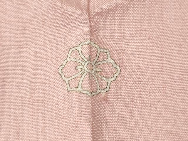 平和屋着物●訪問着 作家物 紬地 草花文 金彩 正絹 逸品 CABG5478ut