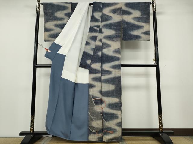 平和屋着物●訪問着 総刺繍 几帳文 正絹 逸品 CABG5482ut