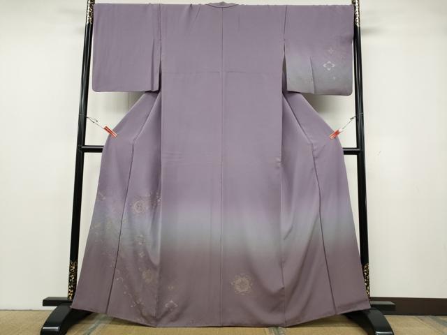 平和屋着物●訪問着 正倉院吉祥文 暈し染め 金銀糸 正絹 逸品 CABG5488ut
