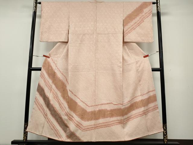 平和屋着物●訪問着 絞り 刺繍 吉祥花文 金彩 正絹 逸品 CABG5526ut