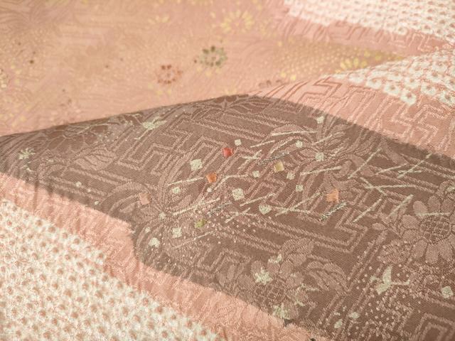 平和屋着物●訪問着 絞り 刺繍 吉祥花文 金彩 正絹 逸品 CABG5526ut