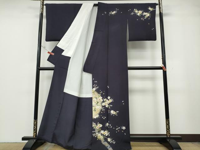 平和屋着物●訪問着 作家物 枝桜文 金彩 正絹 逸品 CABG5529ut