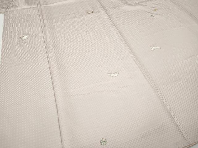 平和屋着物●上質な小紋 総刺繍 宝尽くし吉祥松文 金銀糸 正絹 逸品 CABG5533ut