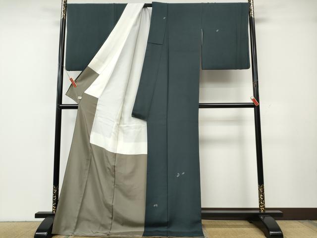 平和屋着物●世界的人形師 辻村寿三郎 ジュサブロー 訪問着 舞花びら 金彩 ロング丈 正絹 逸品 CABG5539ut
