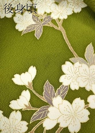 平和屋着物●豪華振袖 刺繍 立波草花文 暈し染め 金彩 正絹 逸品 CABG5567ut
