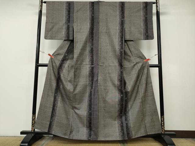 平和屋着物●本場大島紬 9マルキ 吉祥間道 正絹 逸品 CABG5573ut