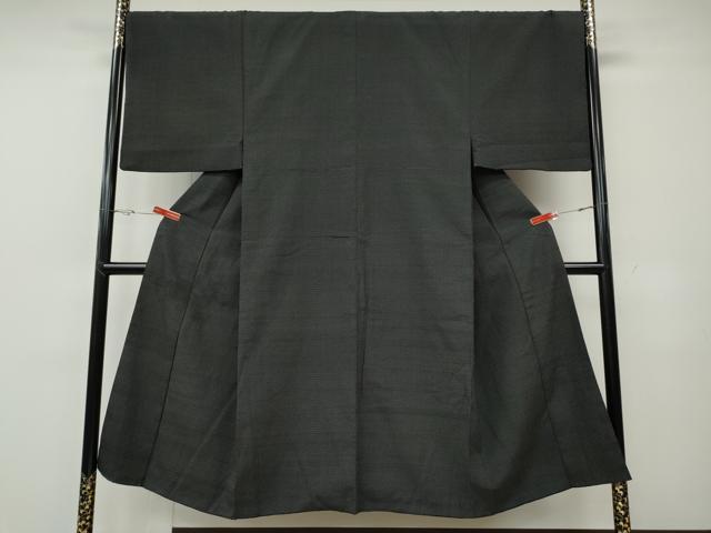 平和屋着物●男性 本塩沢 十字絣 正絹 逸品 CABG5579ut