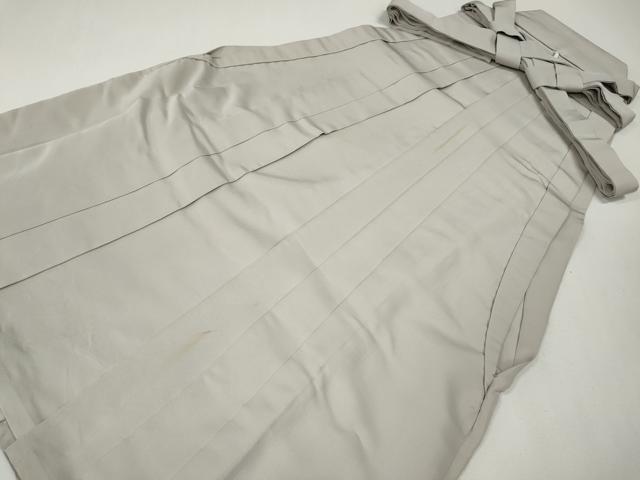 平和屋着物●男性 馬乗り袴 薄卵色 正絹 逸品 CABG5591ut