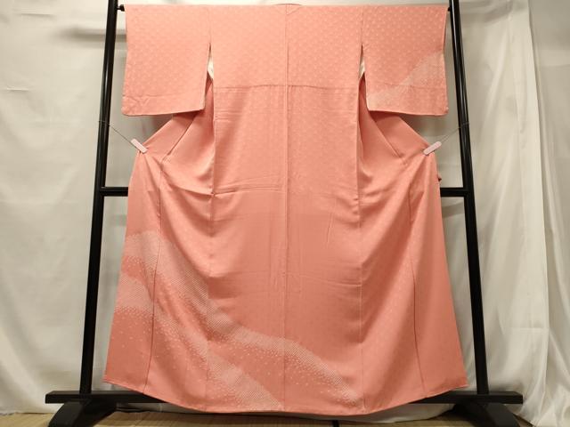 平和屋着物■訪問着 絞り 青海波地紋 正絹 逸品 CABG5617oy