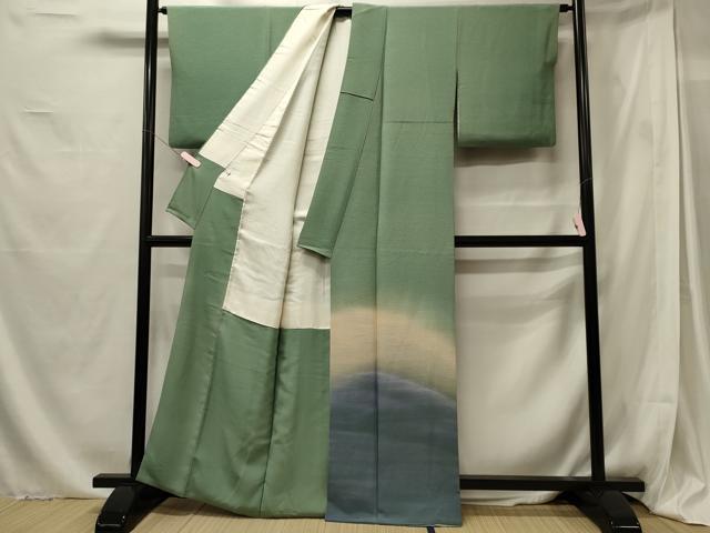 平和屋着物■色留訪問着 霞文 暈し染め 正絹 逸品 CABG5622oy