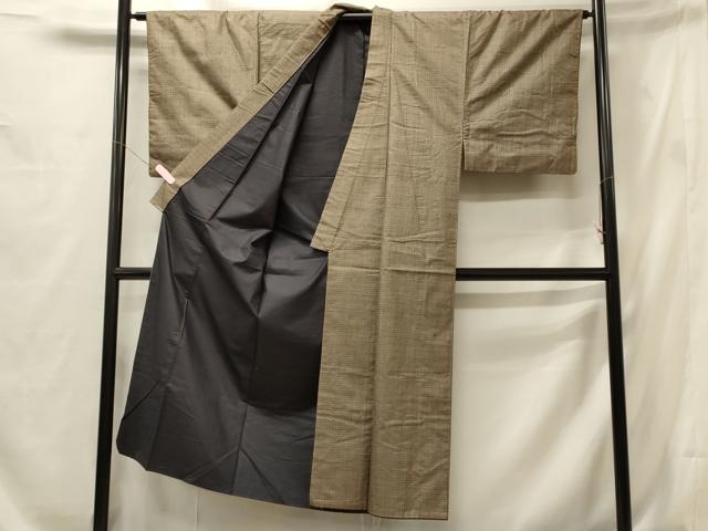 平和屋着物■男性 本場大島紬 割り込み絣 正絹 逸品 CABG5666oy