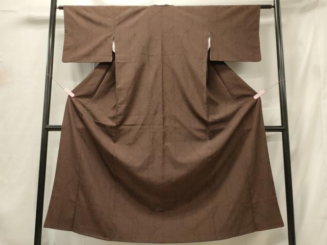 平和屋着物■本塩沢 110亀甲 唐草文 正絹 逸品 CABG5687oy