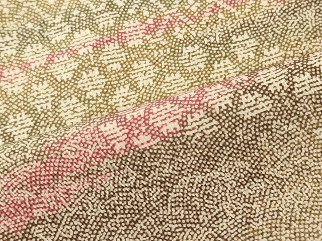 平和屋着物■上質な小紋 霞吉祥花文 正絹 逸品 CABG5881oy
