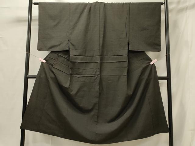平和屋着物■男性 紬 十字絣文様 正絹 逸品 CABG5888oy