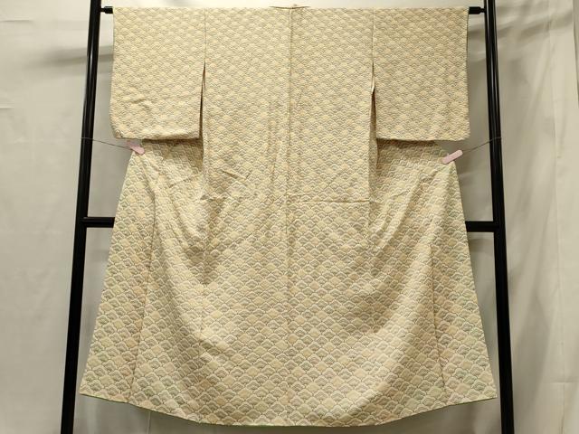 平和屋着物■上質な小紋 松青海波 正絹 逸品 CABG5890oy