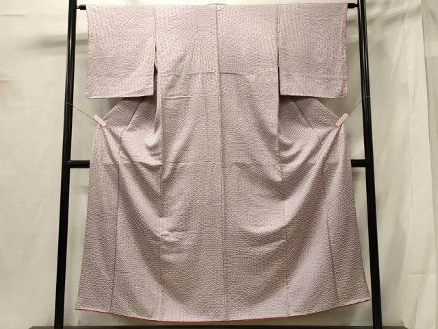 平和屋着物■上質な小紋 網目文様 正絹 逸品 CABG5893oy